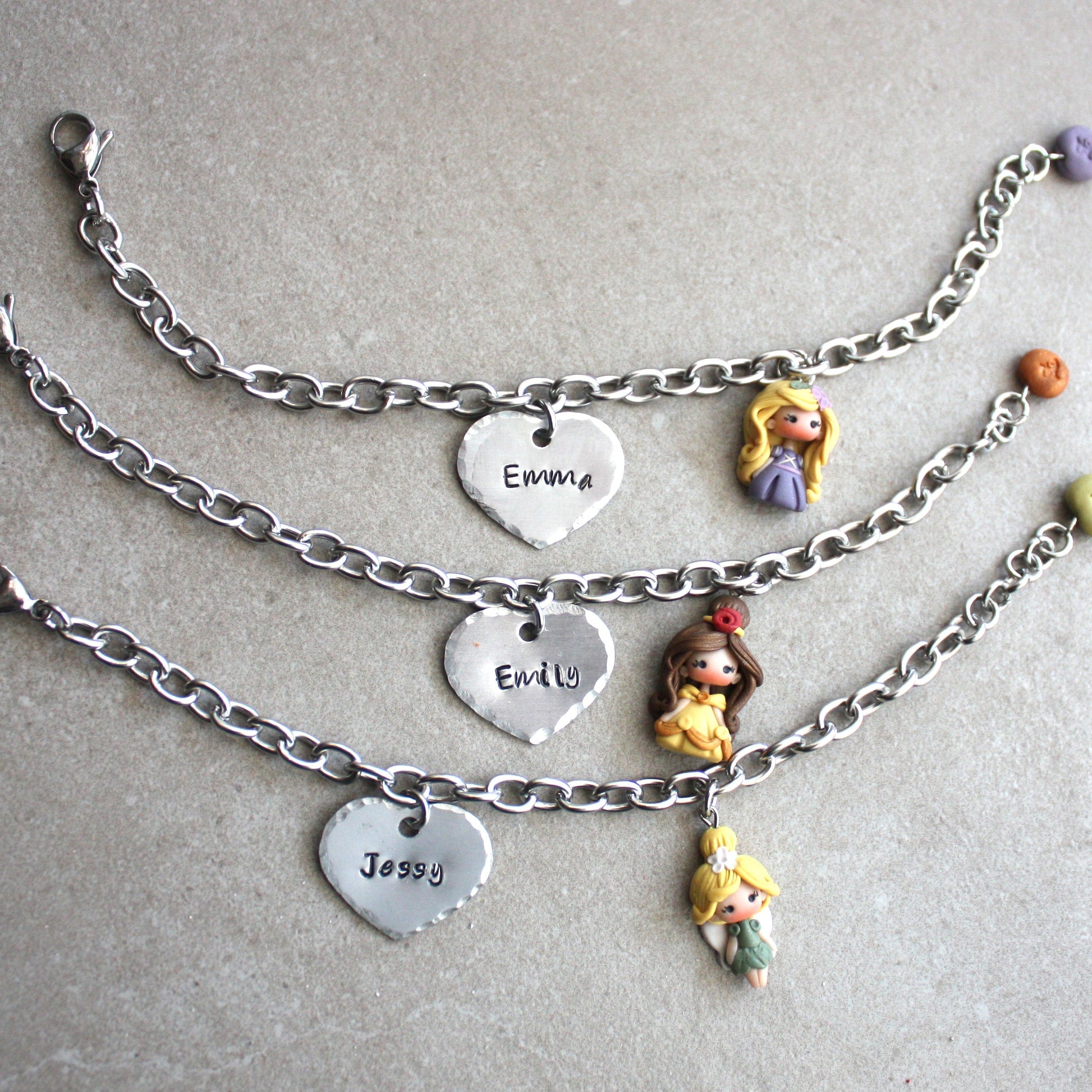 bracciale personalizzato con principessa disney
