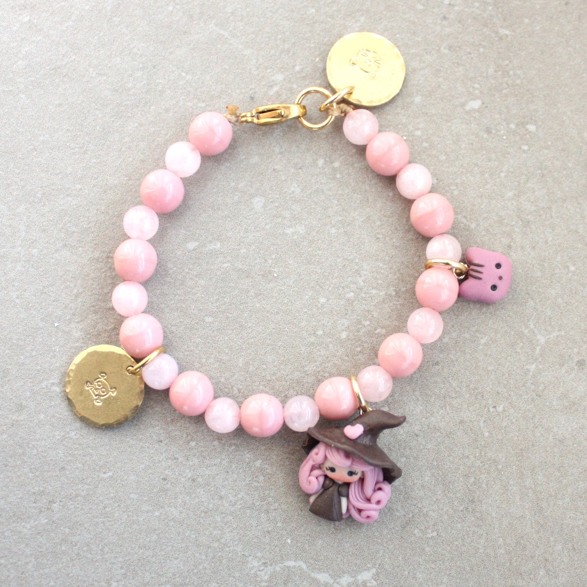 bracciale rosa streghetta