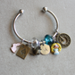 Alice in Wonderland multicharm bangle 