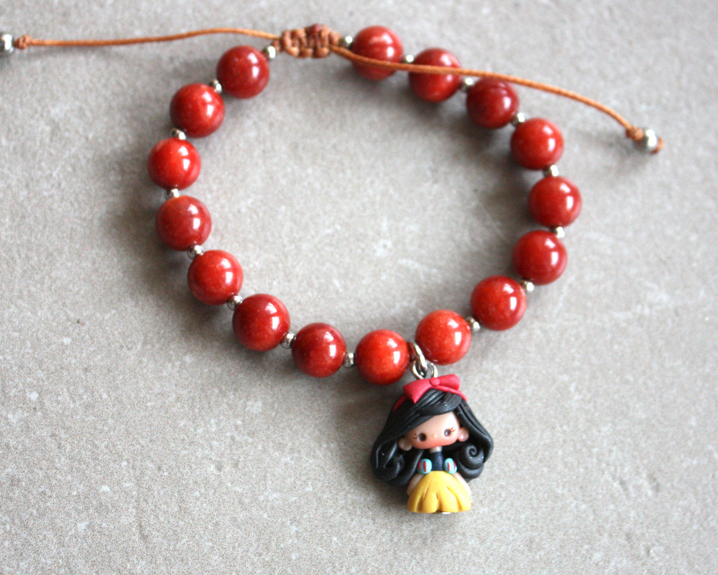 Snow White gemstone bracelet