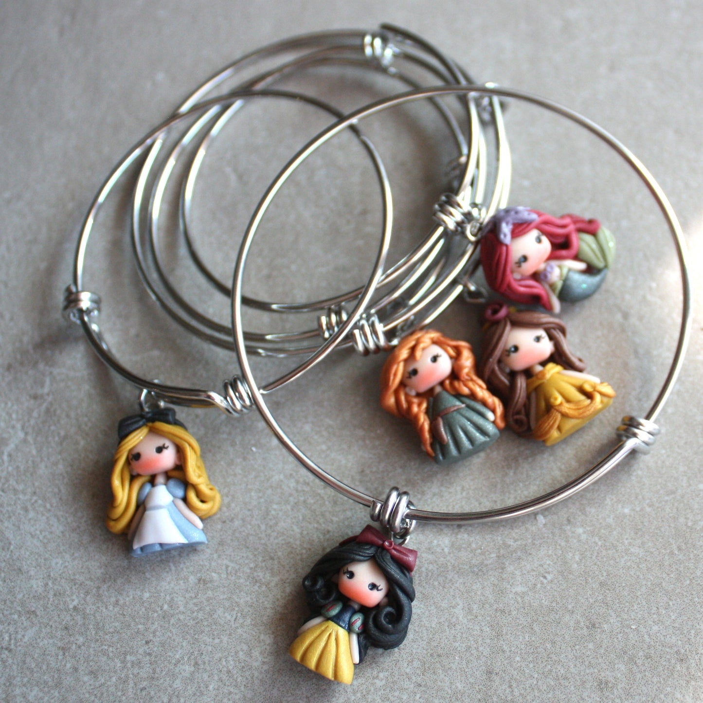 Bracciale bangle Principessa - su ordinazione