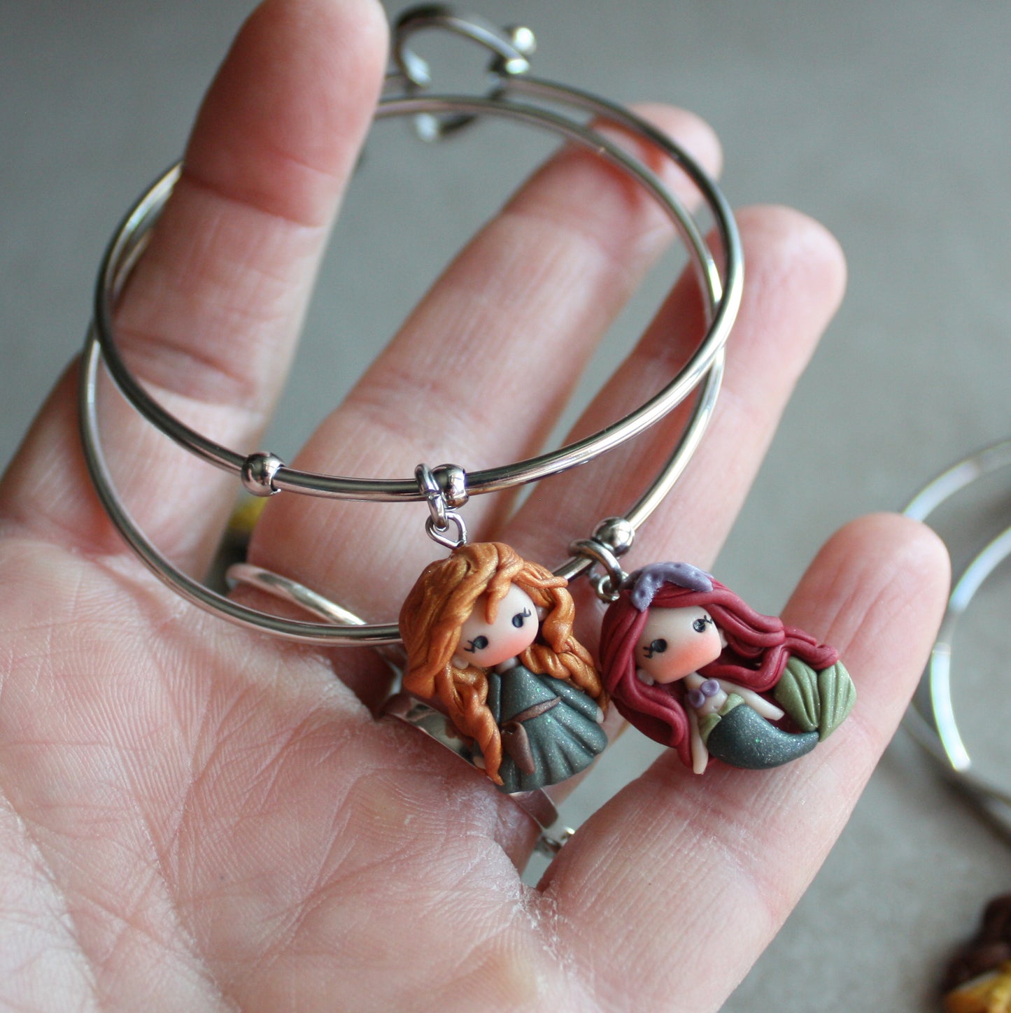 Stainless steel bangle – create your own bracelet!