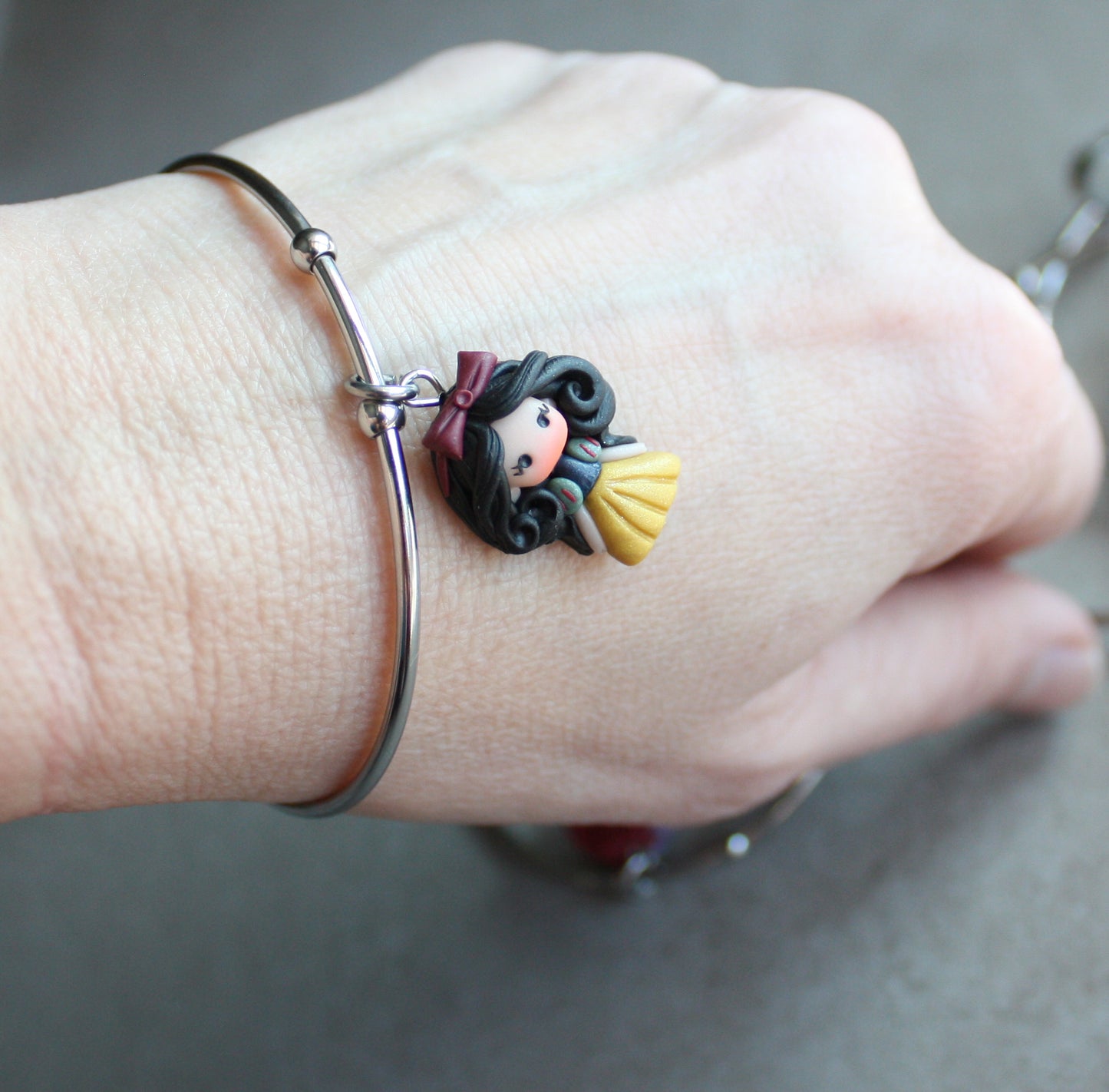 bangle cuore Principessa - su ordinazione