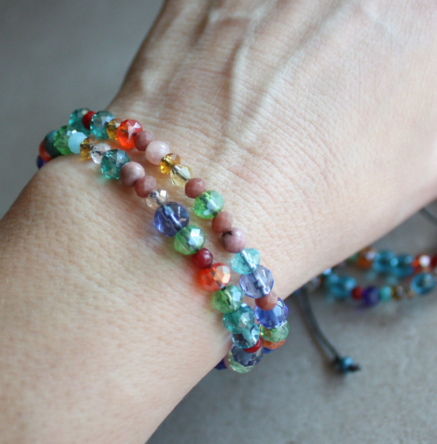 Bracciale Perline Colorate