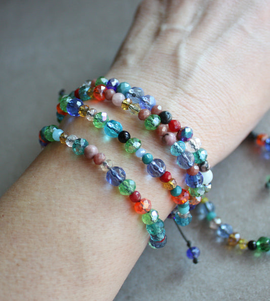 Bracciale Perline Colorate