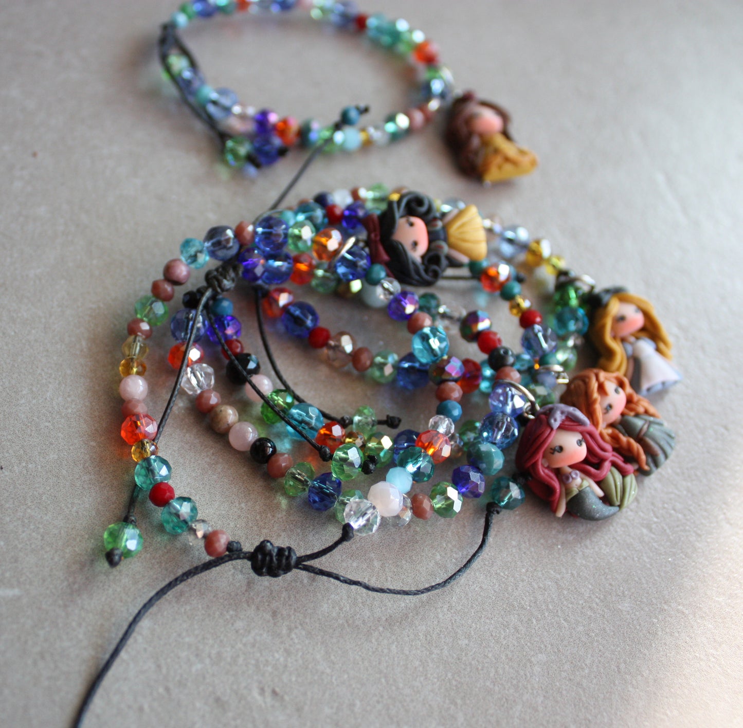 Bracciale Perline Colorate  Principessa - su ordinazione