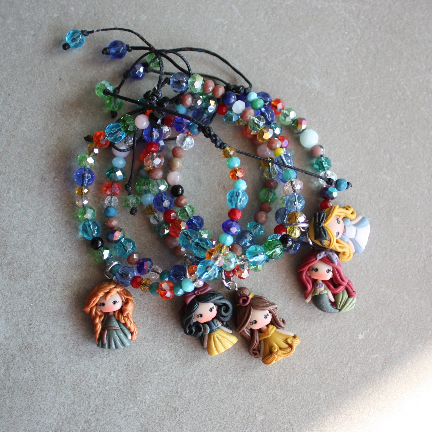 Bracciale Perline Colorate  Principessa - su ordinazione