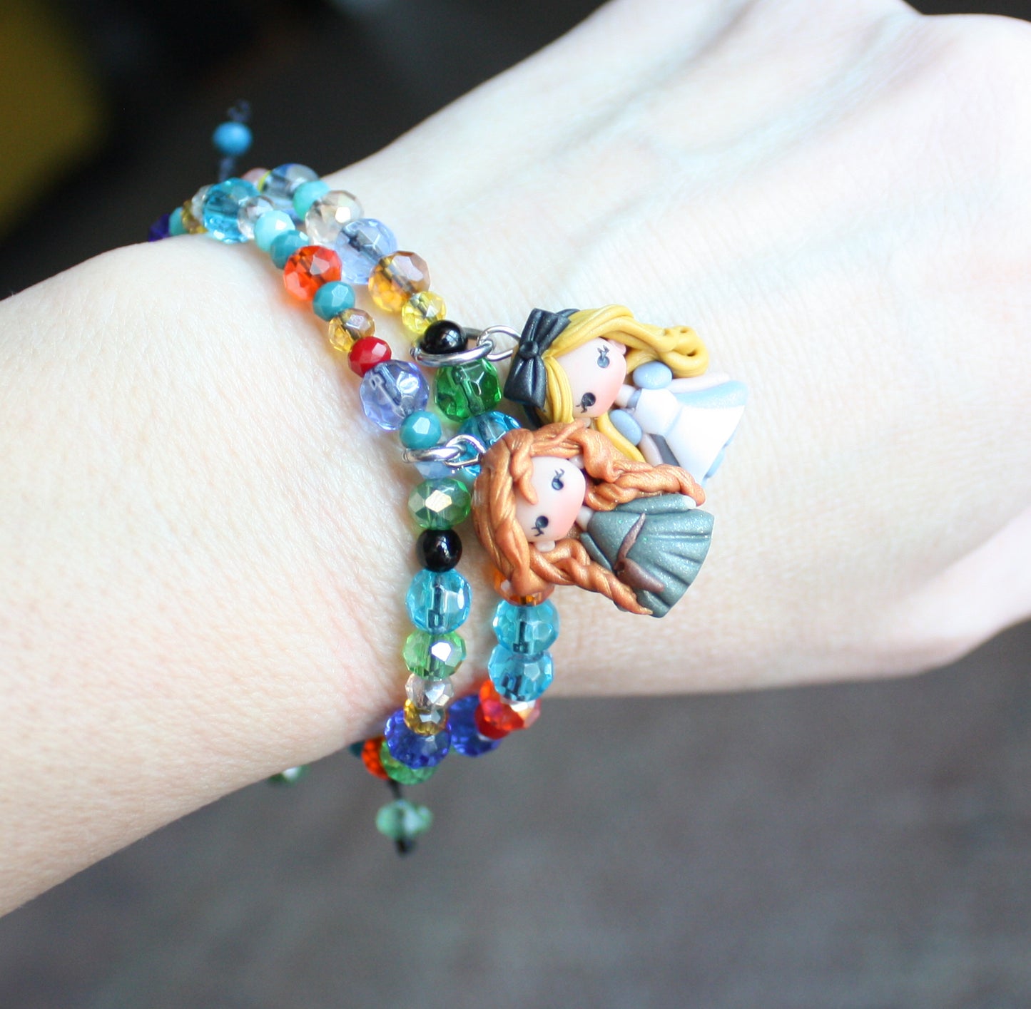 Bracciale Perline Colorate  Principessa - su ordinazione