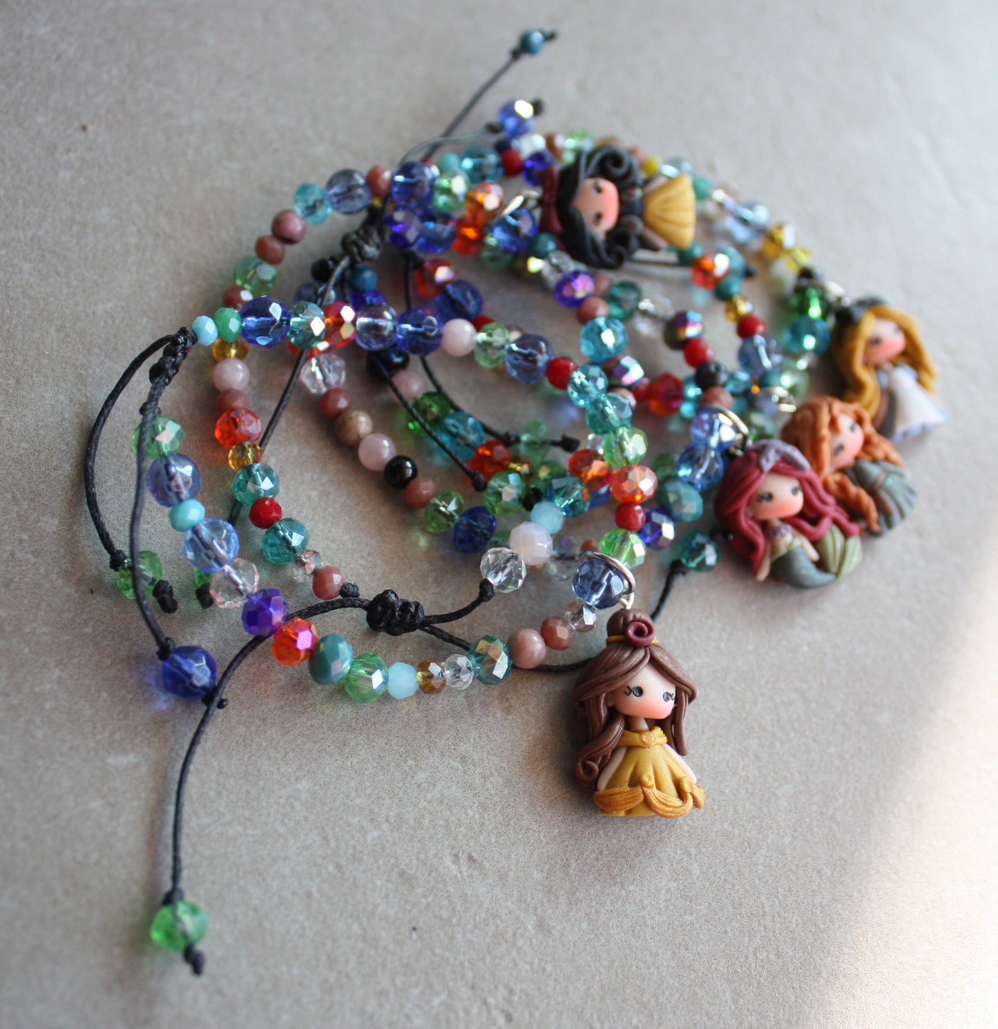 Bracciale Perline Colorate  Principessa - su ordinazione