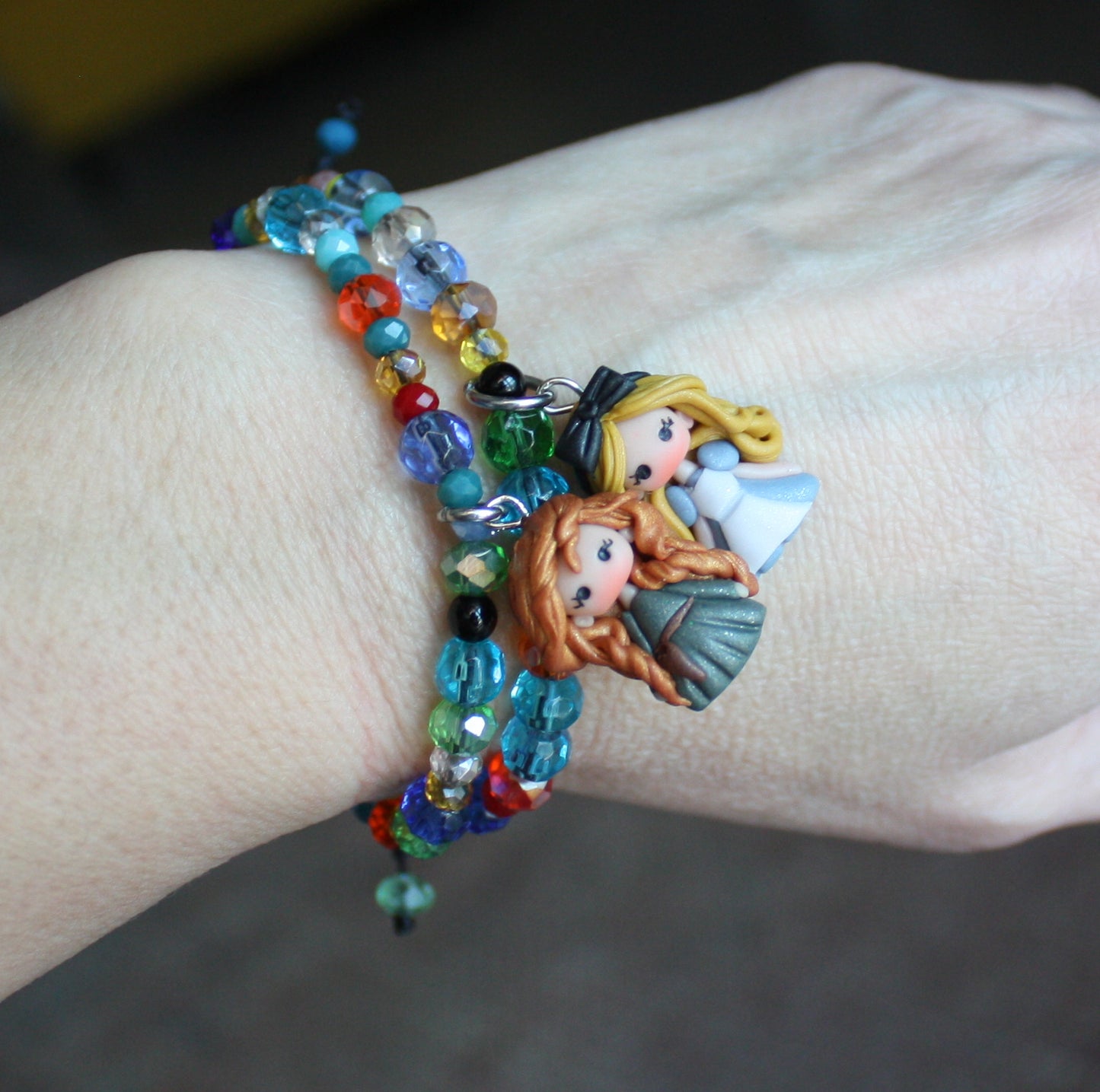 Bracciale Perline Colorate  Principessa - su ordinazione