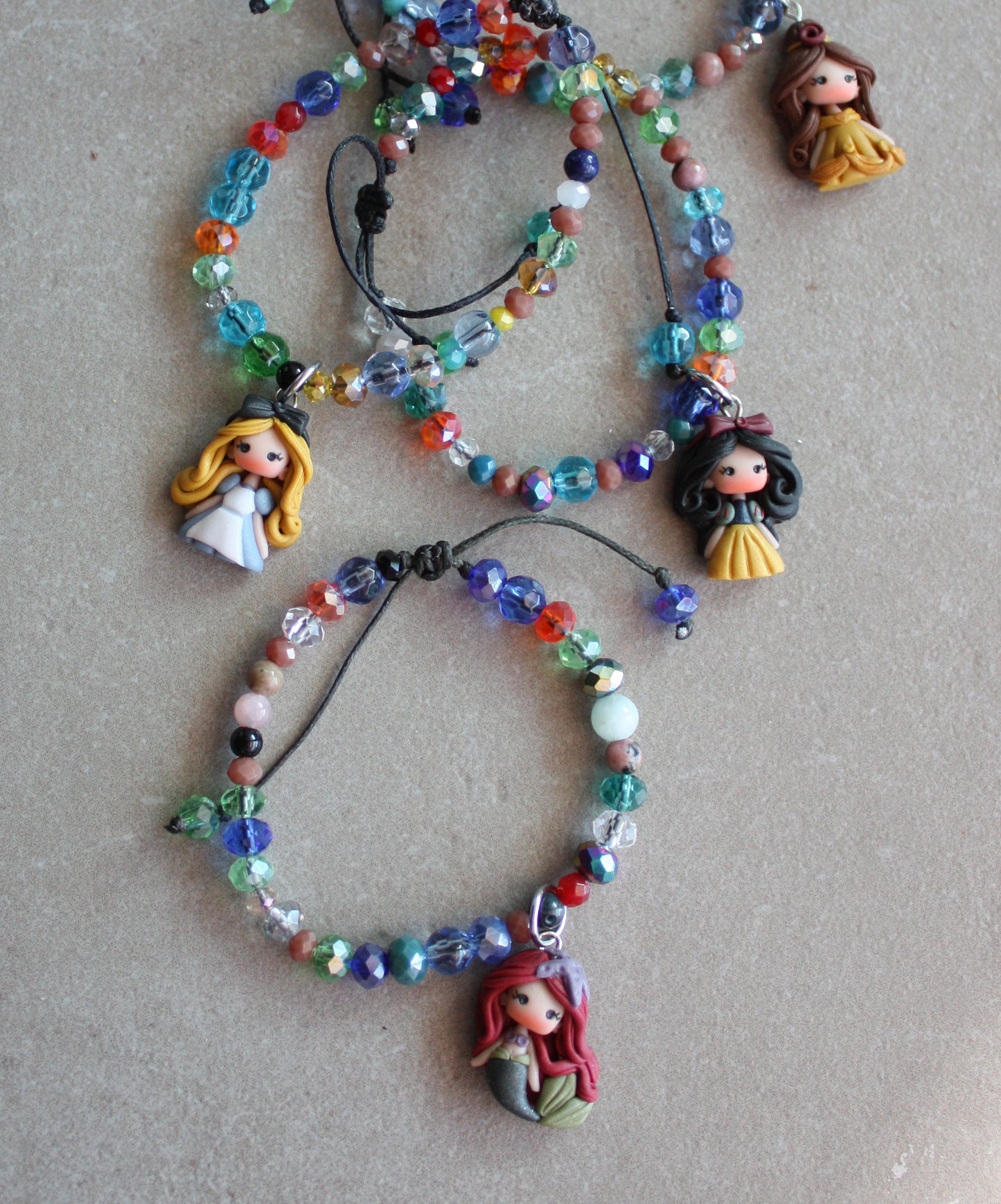 Bracciale Perline Colorate  Principessa - su ordinazione