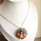 Gold stainless steel necklace with Snow White cameo IV