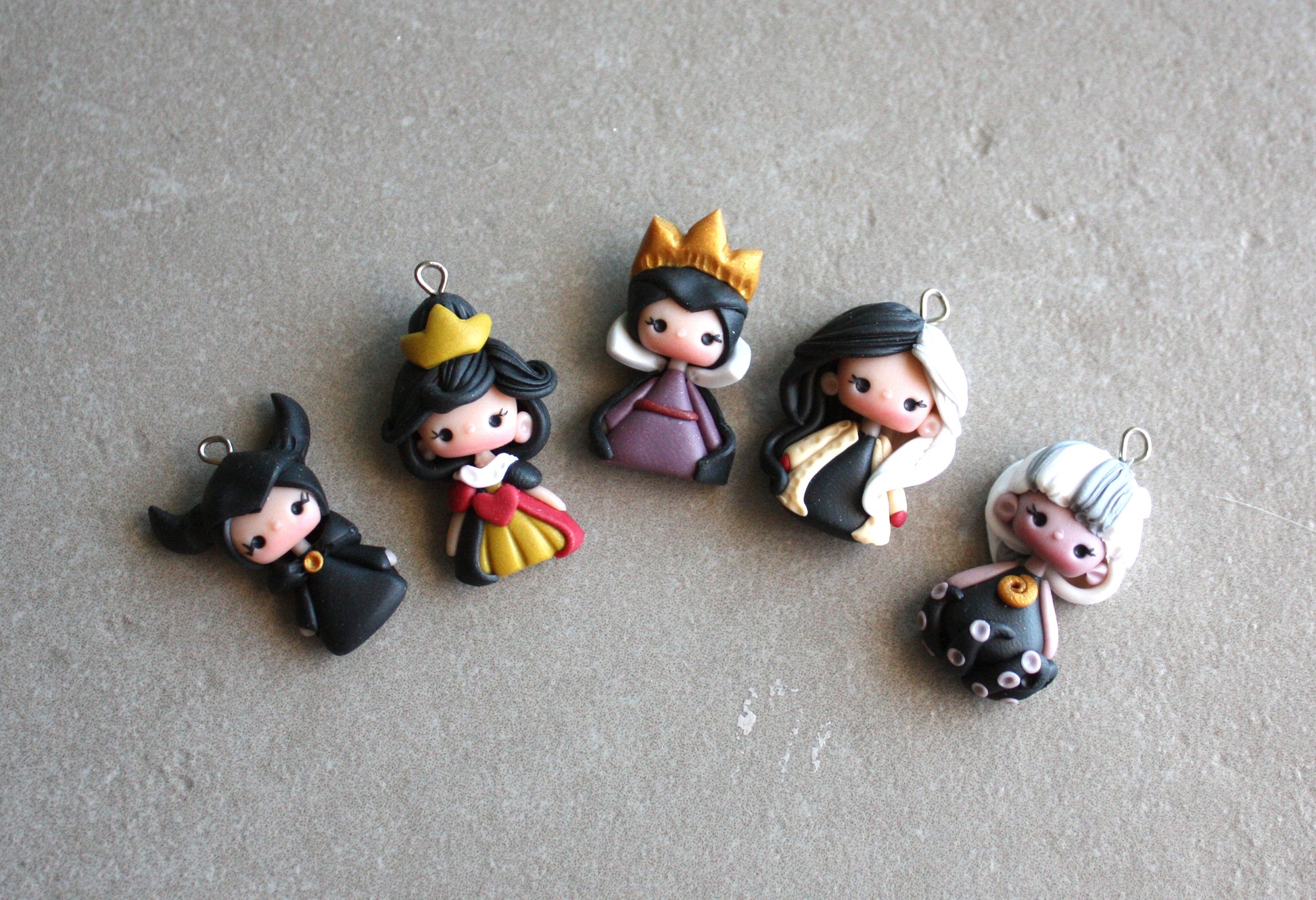 cattive disney ciondolo fimo zingara creativa