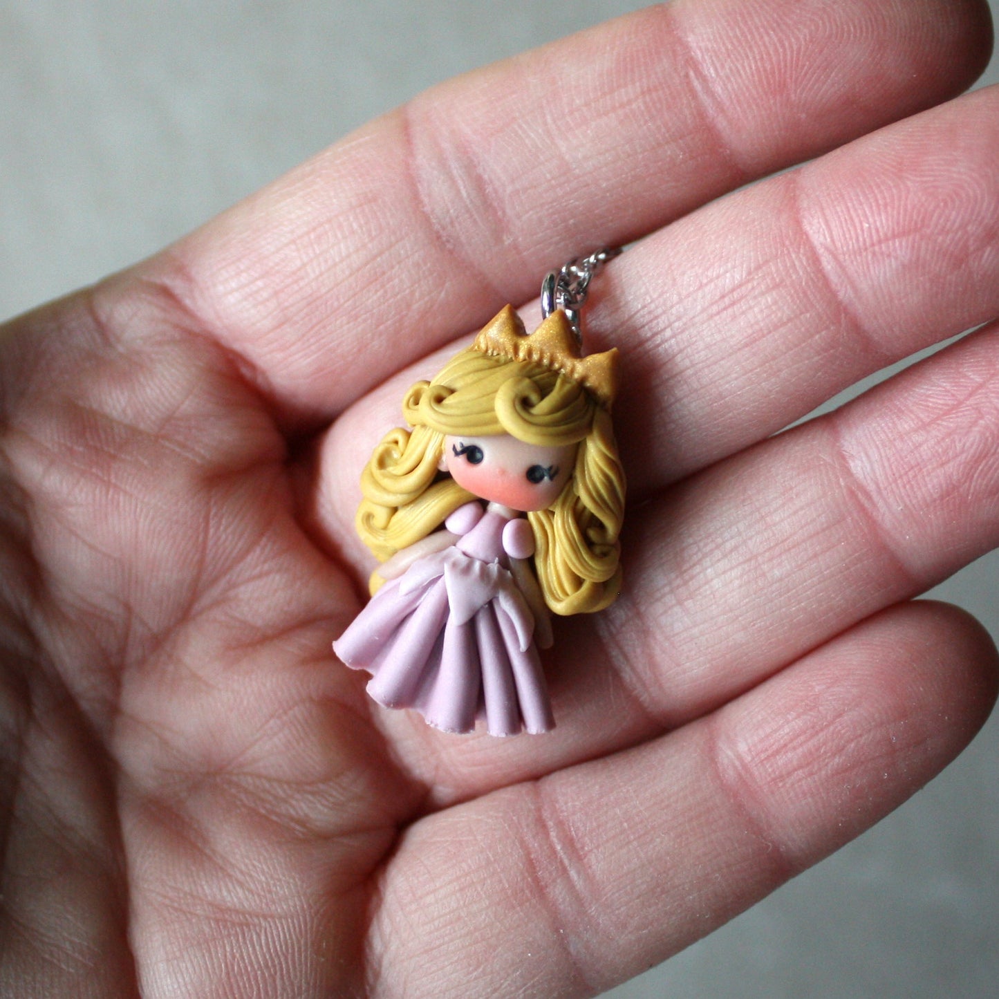 collana aurora fimo disney