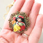 collana biancaneve fimo