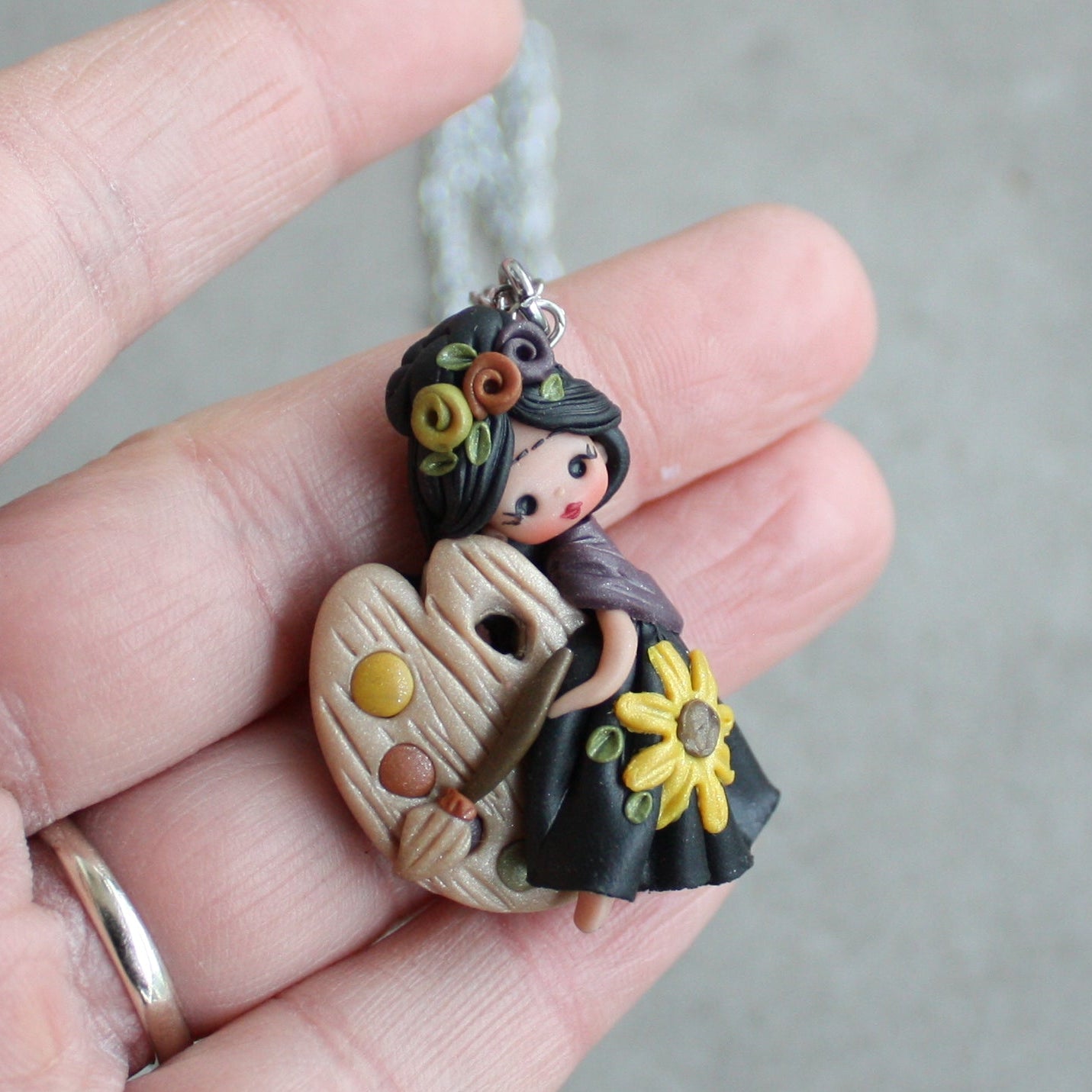 collana Frida kahlo fimo