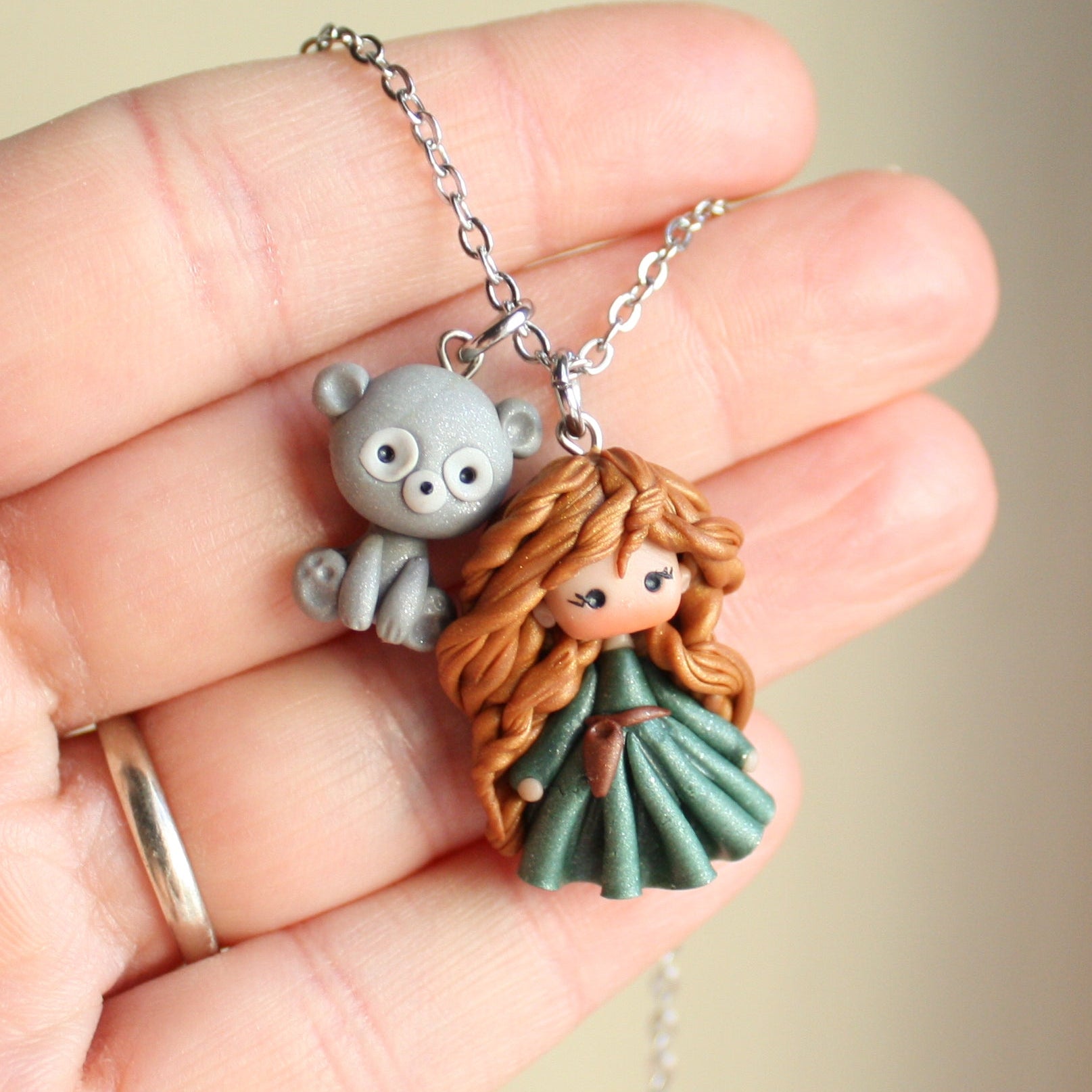 merida kawaii disney fimo