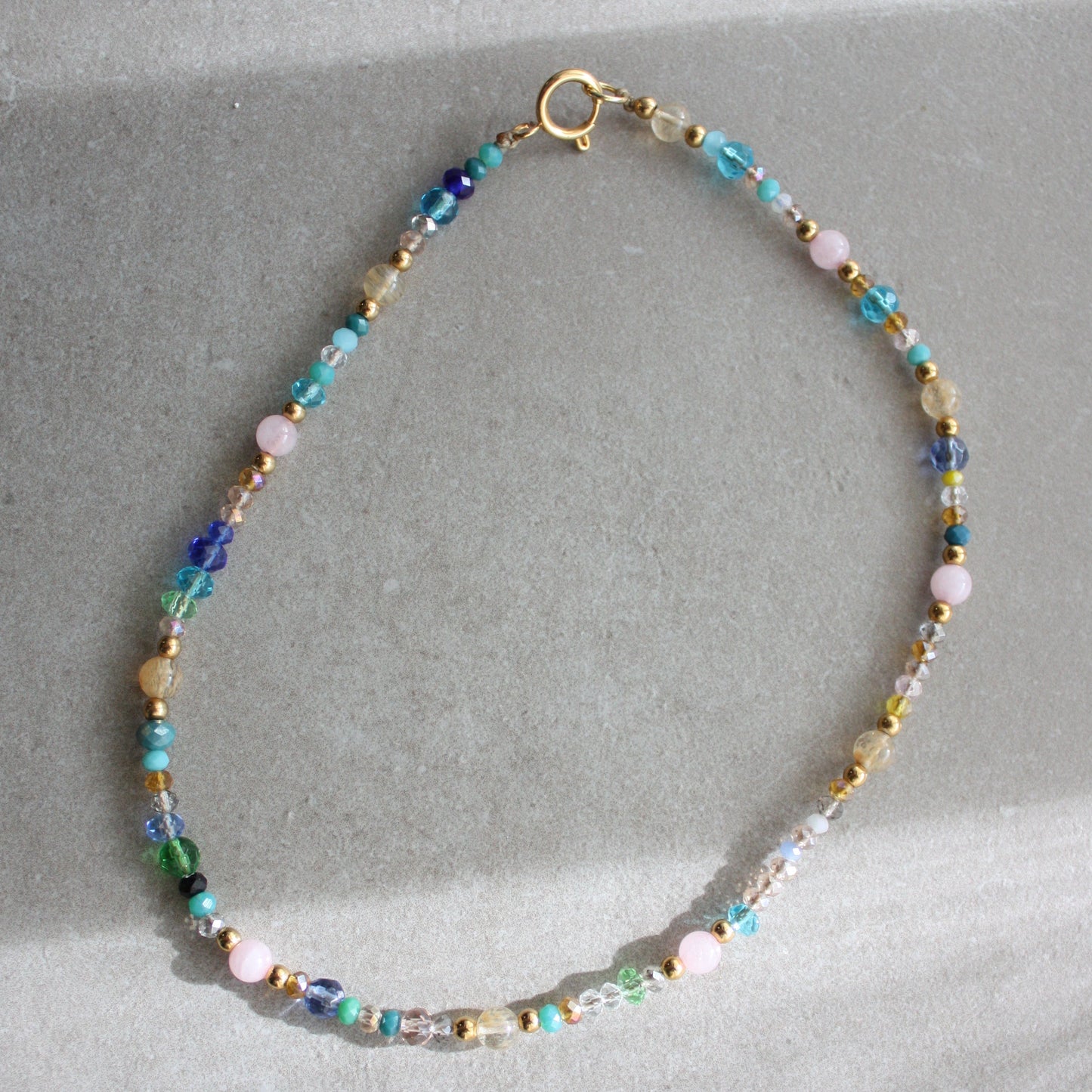 collana perline e pietre dure