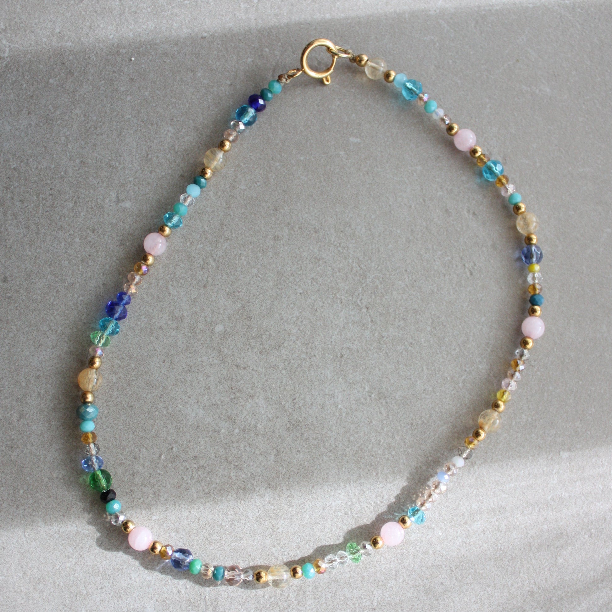 collana perline e pietre dure