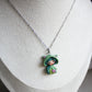Collana in acciaio inox con cat doll in fimo modellata a mano II
