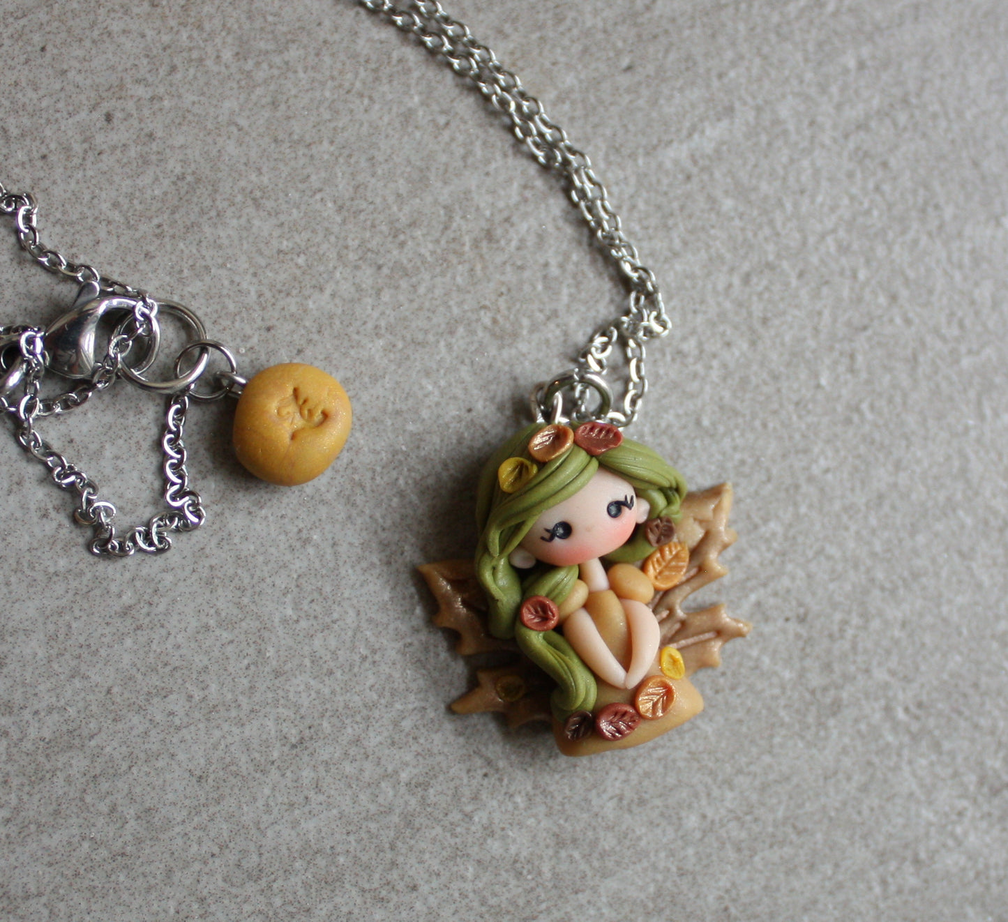 Collana fatina III – Acciaio inox e ciondolo in fimo