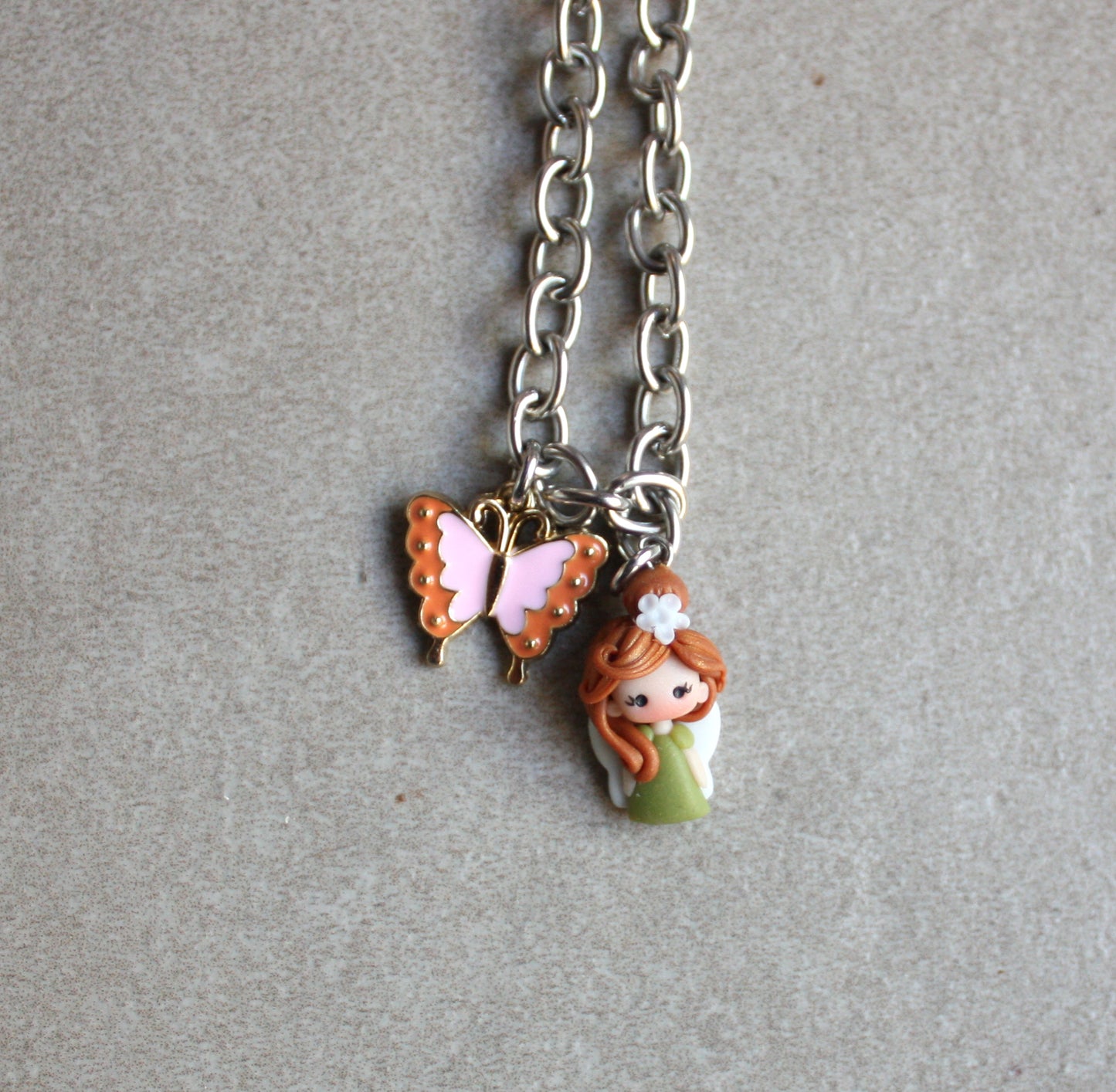 collana girocollo fatina in fimo