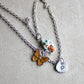 Double-strand stainless steel necklace with fairy II
