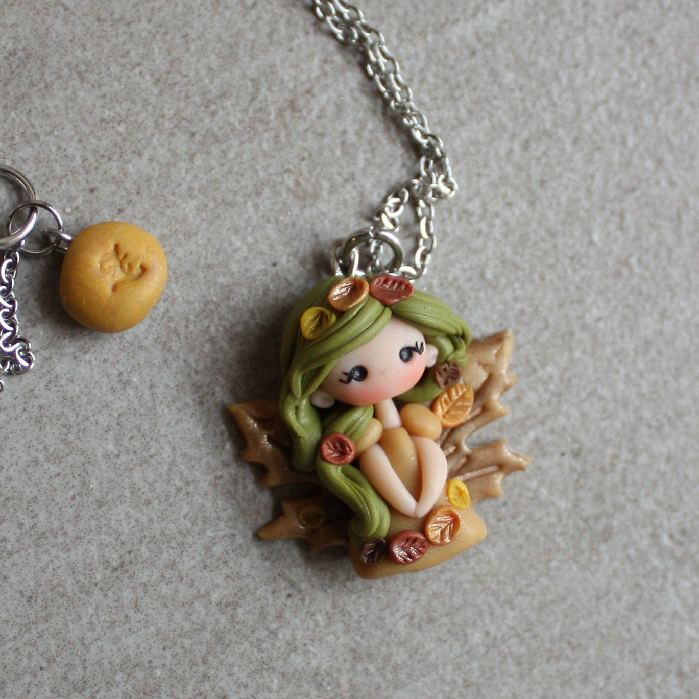 Collana fatina III – Acciaio inox e ciondolo in fimo