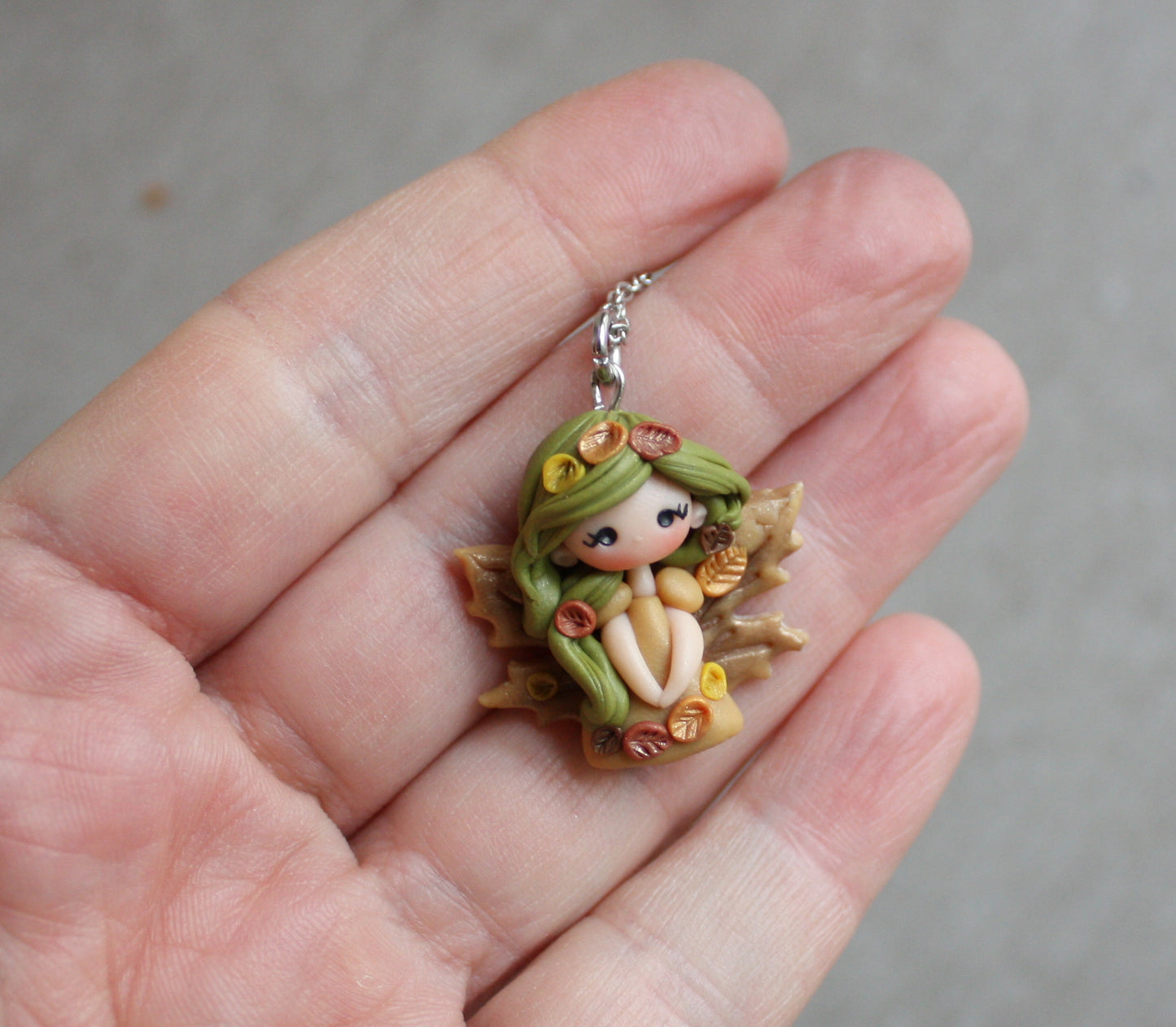 Collana fatina III – Acciaio inox e ciondolo in fimo