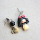 SnowWhite pendant earrings