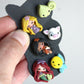 princess stud earrings