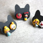 princess stud earrings- in stock!