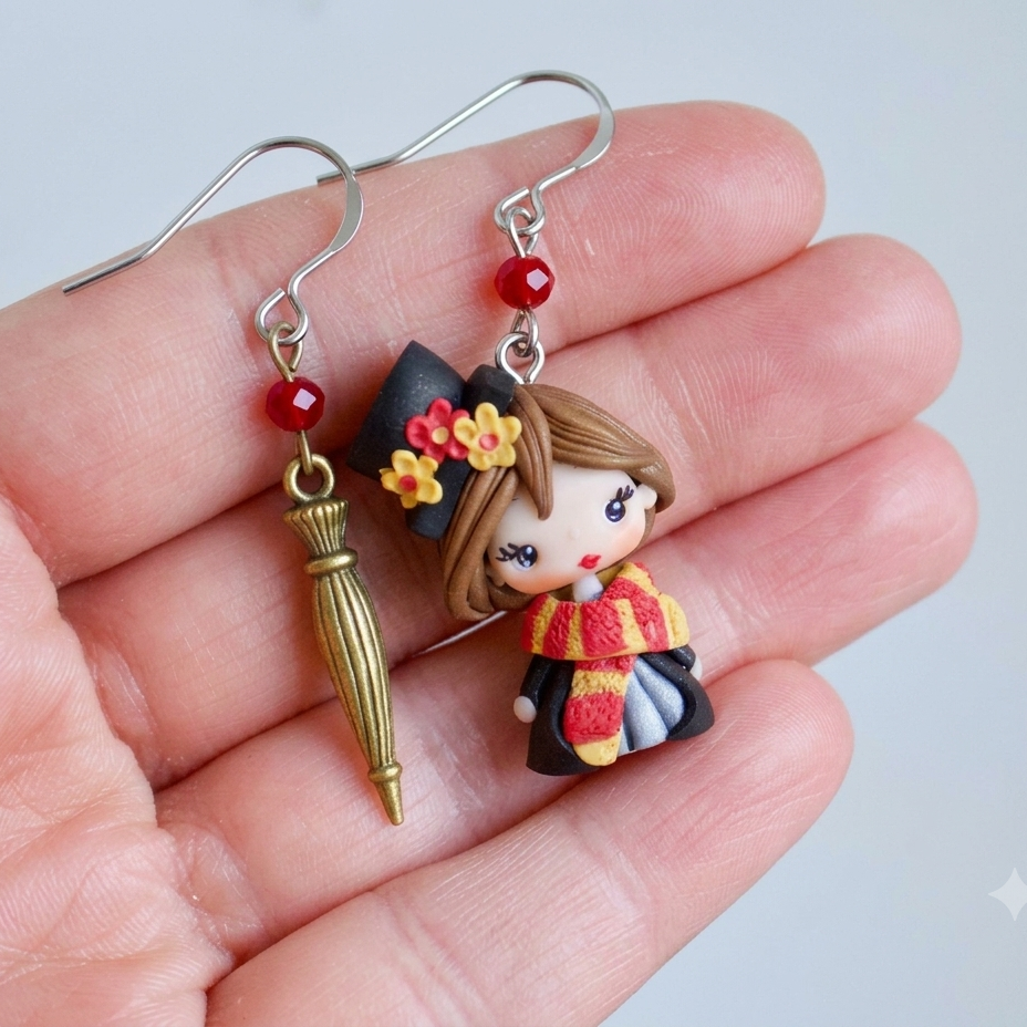 Mary Poppins dangle earrings - Made to order
